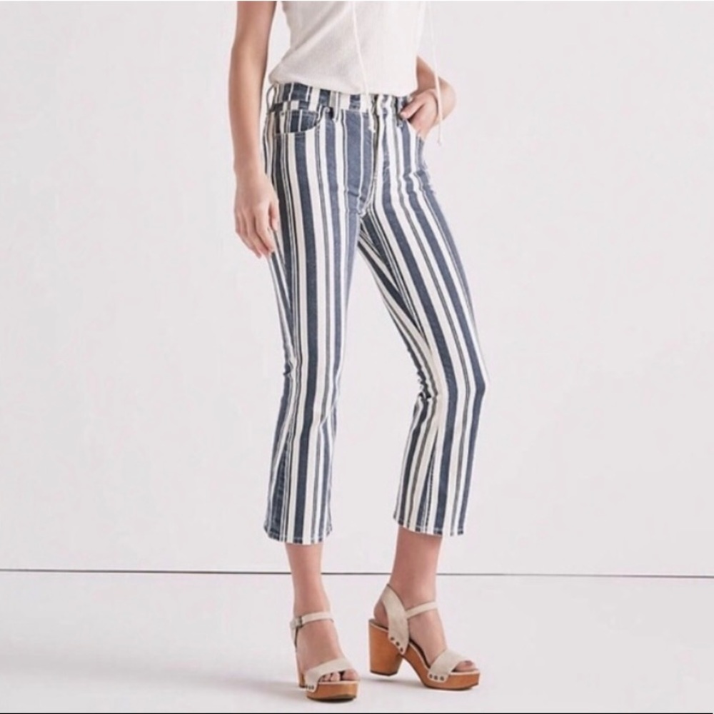 lucky brand striped jeans